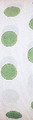 All weather green and white polka dot flagging tape from Presco.