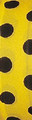 Black and yellow polka-dot flagging tape from Presco.
