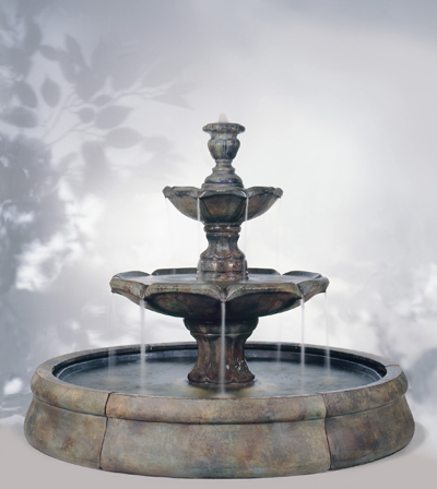Three tier fountain