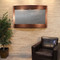 Calming Waters Wall Fountain with Copper Vein Frame and Black Featherstone Water Panel