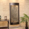 Pacifica Waters Wall Fountain with Antique Bronze Frame and Green Featherstone