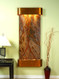 Rustic Copper Trim with Brown Marble