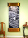 Rustic Copper Trim with Black Spider Marble