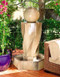 Gist Decor Vortex with ball outdoor stone fountain
