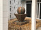 Gist Decor Large Oblique with Ball Fountain shown in Sierra finish