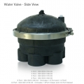 Water Valves Complete Almond