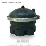 Water Valve 4 Port 2" Black | 004-302-4176-03 | 004302417603