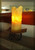 Beeswax pillar candle