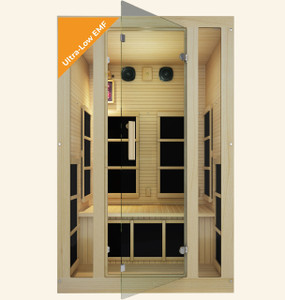 Ensi™ 2-Person Ultra-Low-EMF Far Infrared Sauna 