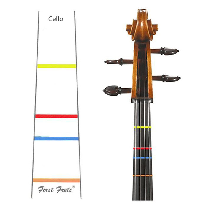 First Fret Fingerboard Decal Cello (All Sizes) Paul Effman Music