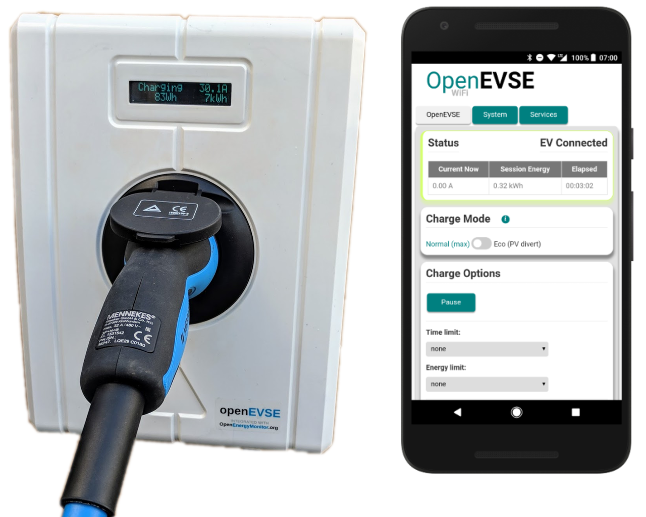 Current now. OPENEVSE. Open EVSE зарядка. Ev Charger support. 32a ev Charger.
