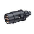 7 Pin Large Round Plastic Trailer Plug