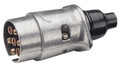 7 Pin Large Round Metal Trailer Plug