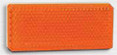 LED autolamps Amber Reflector Stick-On - Pair