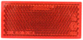 Lucidity Red Reflector Stick-On - Single