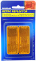 Narva Amber Reflector Stick-On - Pair
