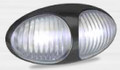37 Series White LED Plug-On Marker Light with Black Bezel