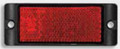 LED autolamps Red Reflector with Mounting Bracket - Pair