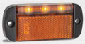 44 Series Amber LED Marker Light with Amber Reflector