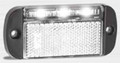 44 Series White LED Marker Light with White Reflector