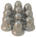 32mm Chrome Acorn Nut Cover Flared - Pack of 10