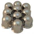 38mm Stainless Steel Nut Cover for Rear Wheel Simulator - Pack of 10