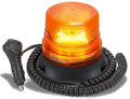 Amber LED Strobe Beacon with Magnetic Base Multivolt