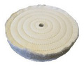 Zephyr Cotton Muslin 60 Ply 5-Row Sewn Buffing Wheel - 10 inch