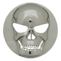 4 inch Round Chrome Skull Light Bezel