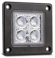 Recessed LED Flood/Reverse Lamp with Black Housing - MultiVolt