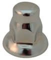 33mm Chrome Flat Top Nut Cover with Wide Flare