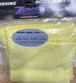 Zephyr Microfibre Towel 4 Pack - Yellow