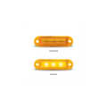 LED Autolamps Amber Side Marker Lamp 24 Volt Only (2 Pack)