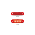 LED Autolamps Rear End Outline Marker Lamp 24 Volt Only (2 Pack)