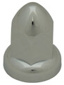 32mm Chrome Plastic Nut Cover - Bullet Style