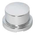 3/4 inch Short Chrome Plastic Top Hat Nut Cover