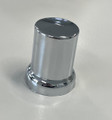 33mm Chrome Plastic Top Hat Style Nut Cover 