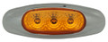 Lucidity 3 Diode Amber LED Marker Light with Amber Lens