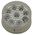 2 inch Round Red LED Marker Light with Clear Lens