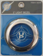 Stainless Steel 2 inch Round Light Bezel. No Visor. Suits 2 inch Round Lights.