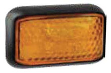 LED autolamps Amber LED Marker Lamp with Black Base. 4 LED Diodes. Multivolt 12/24 Volt. 5 Year Warranty. ADR Approved.