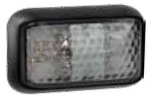 LED autolamps Red/Amber LED Marker Lamp with Black Base and Clear Lens. 4 LED Diodes. Multivolt 12/24 Volt. 5 Year Warranty. ADR Approved.
