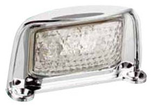 LED autolamps LED Licence Plate Lamp with Chrome Base. Multivolt 12/24 Volt. 4 LED Diodes. 5 Year Warranty. ADR Approved. Only One Lamp Required for ADR Compliance.