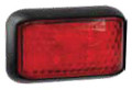 LED autolamps Red LED Marker Lamp with Black Base. 4 LED Diodes. Multivolt 12/24 Volt. 5 Year Warranty. ADR Approved.