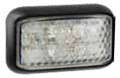 LED autolamps White LED Marker Lamp with Black Base. 4 LED Diodes. Multivolt 12/24 Volt. 5 Year Warranty. ADR Approved.