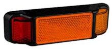 LED autolamps Red/Amber LED Marker Light with Built In Reflector. 4 LED Diodes. Multivolt 12/24 Volt. 5 Year Warranty. ADR Approved.