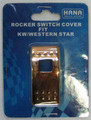 Gold Plated Rocker Switch Cover.