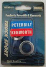 Chrome Round Blinker Surround. Suits Peterbilt, Kenworth and Western Star. Pair.