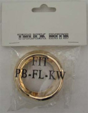 Gold Gauge Cover with Visor. Suits Kenworth, Freightliner and Peterbilt.