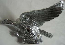 Chrome Flying Eagle Hood Ornament.
